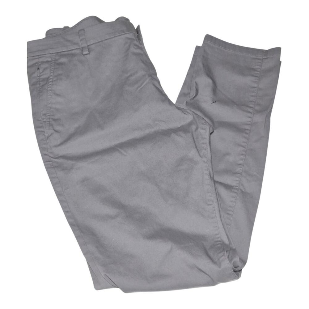 Birddogs Men’s Gray Chino Pants 34x34 Slim Fit‎ Stretch Casual Dress Trousers